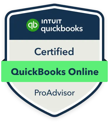 Certified QuickBooks Online ProAdvisor logo indicating expert Quickbooks advisory - Zapit Solutions.